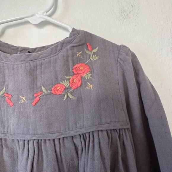 Coco Au Lait Cotton Embroidered Dress Size 10 Coco Au Lait Cotton Embroidered Dress Size 10